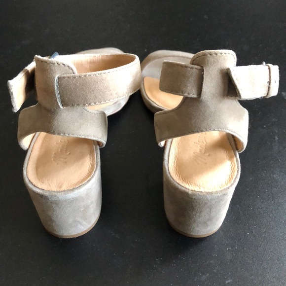Madewell - suede block heel sandal - Picture 5 of 7